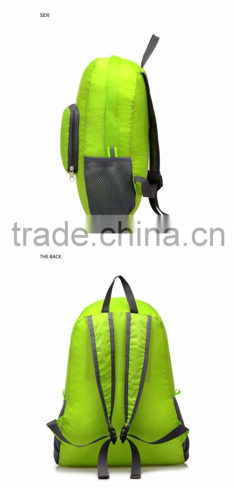 folding backpack high capacity outdoor hiking bag unisex bag manufacture