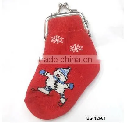 hot sale kids cheap sock purse