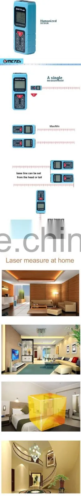 3V 60m multifunction laser distance measure