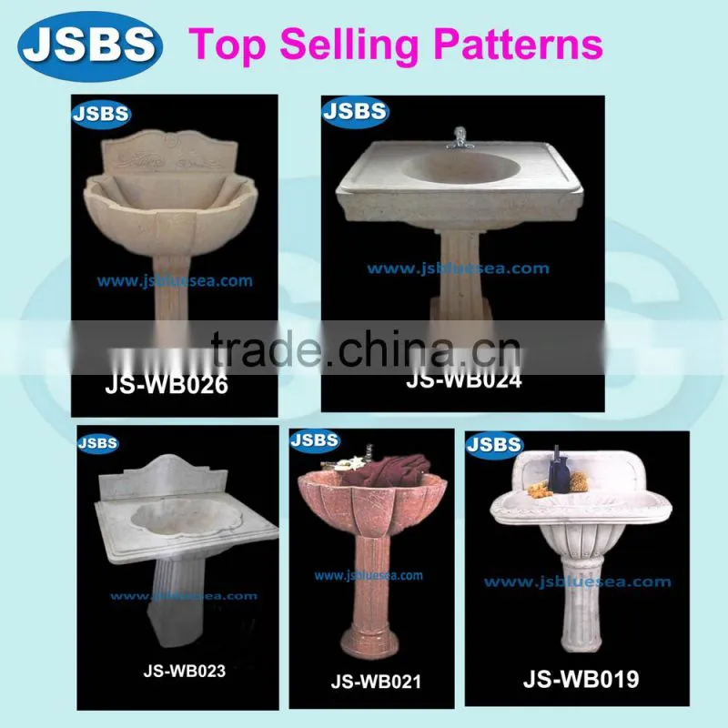 home decoration handcarved natural stone wash basin