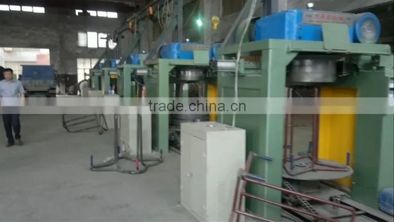 vertical wire drawing machine for nut fastener making
