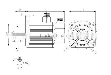 High quality 220V 2500rpm 1000w ac servo motor