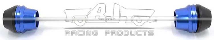 BJ-FS-YA004 Customized CNC Aluminum and 3D POM Rear Axle Slider Sportbike Frame Sliders for Yamaha Yzf-R25 13-14