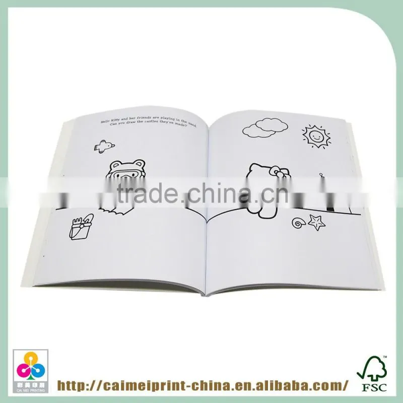 High quality children painting book hot sale factory in guangdong