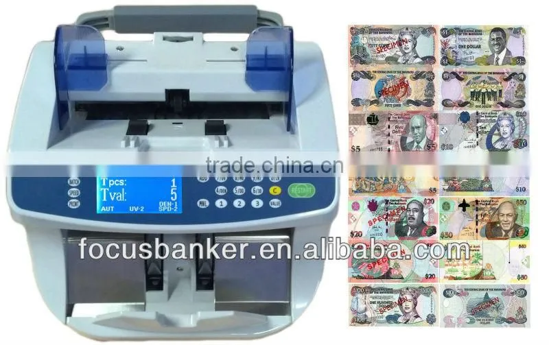 (Attractive Price! ! !) Potable Notes Counting Machine for Bahamian dollar(BSD) Currency