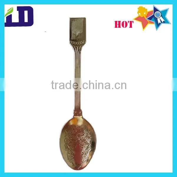 Mini souvenior Spoons,iron metal spoon with chrome plating
