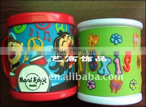 Custom ABS custom 3d cups with pvc cover