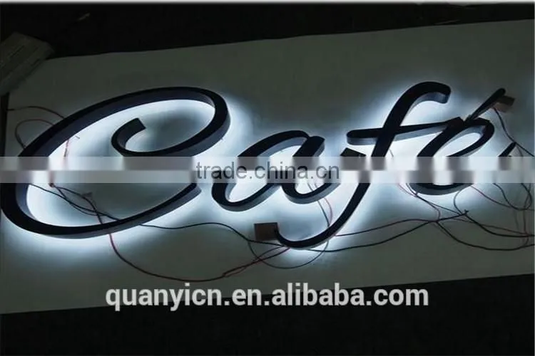 Eye catching sign backlit letters signs