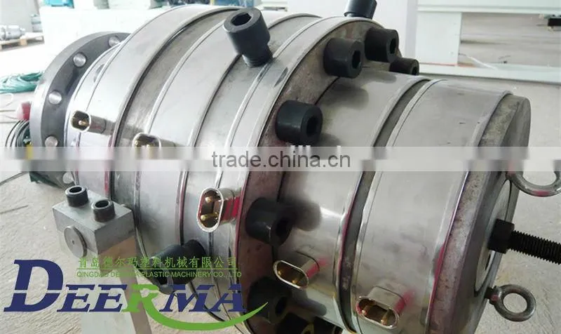 SJZ65/132 PVC Twin Pipe Plastic Machine with price in stock
