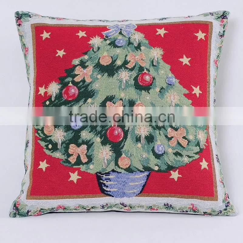 PLUS Wholesale Comfortable Decorative Wooden Sofa Seat Cushion, Christmas Design Cushion