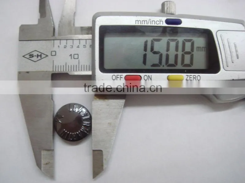 15mm most used good polished hung electric snap button
