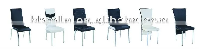 Modern chromed PVC Dining Chair