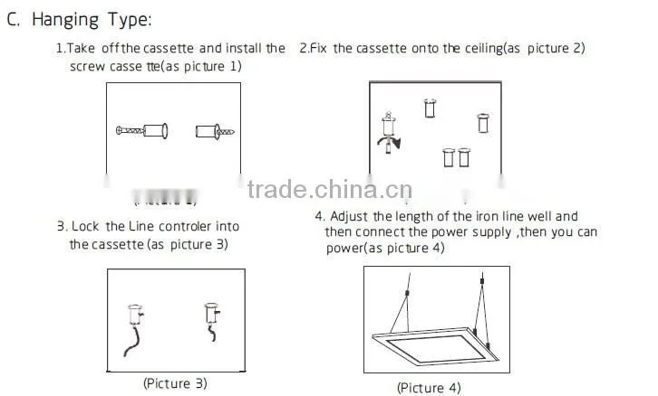 LED Square Panel Lighting Recessed/Suspended Aluminum Flat Ultra-thin LED Panel Light