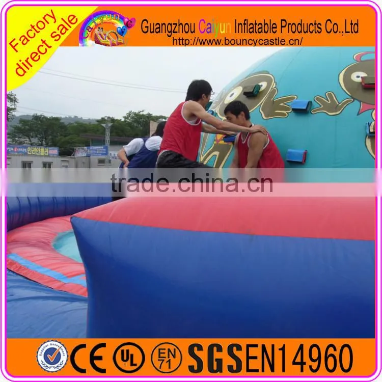 Funny games inflatable climbing wall, inflatable sport game for sale