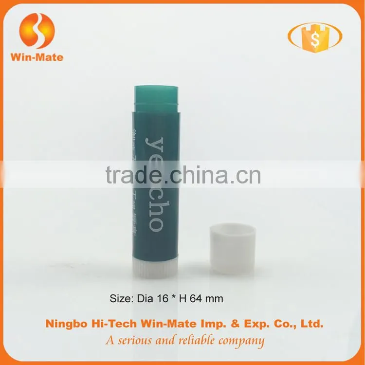 factory wholesale plastic round lip balm packaging