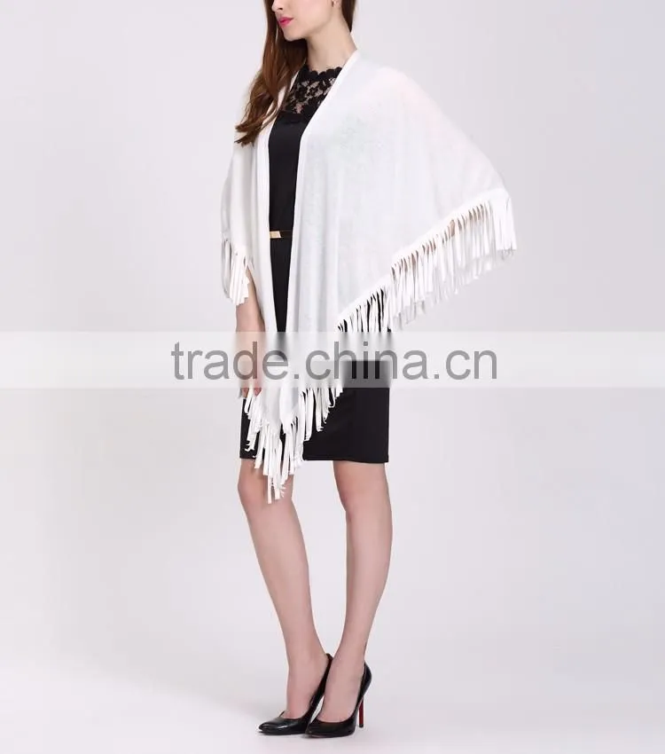 2016 Fashion Short Style Coat White for Women in Guangzhou