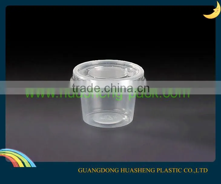 disposable 10ml30ml60ml pp ps jelly cup with lid colored wholesale