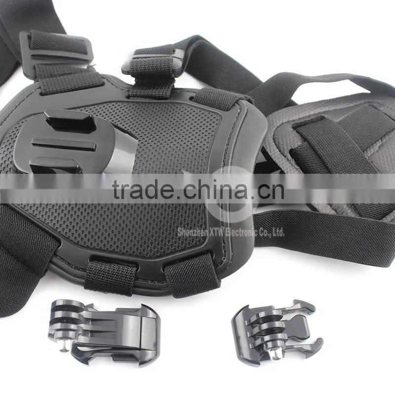 Dog Fetch Harness Chest Strap Belt Mount for GoPro Hero 4/3+/3/2/1lack, Blue, Pink