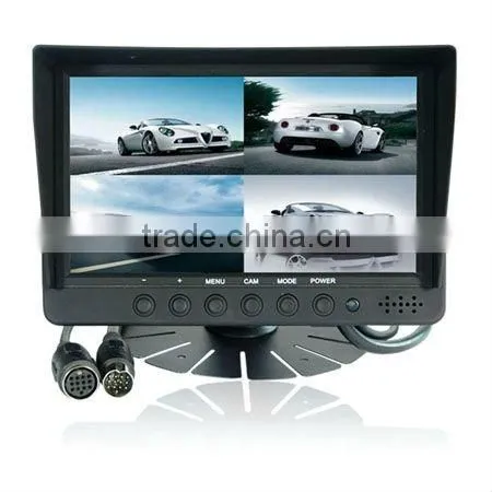 NEW 7 inch TFT LCD outside car rearview mirror monitor camera