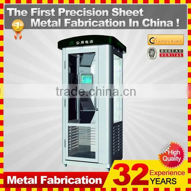 british style metal telephone booth with OEM service