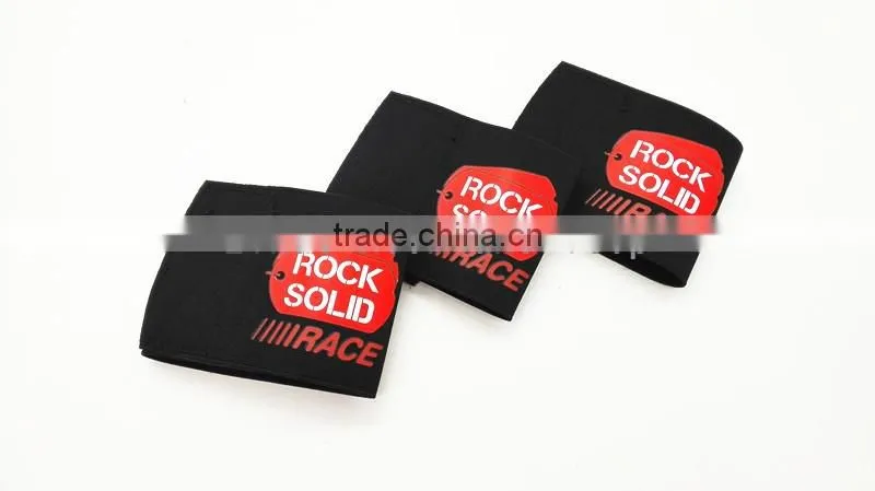 Customized soft hook and loop elastic armband