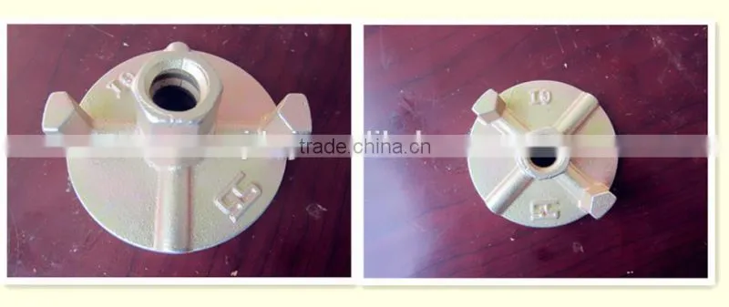 Formwork Tie rod Disc Anchor Nut Wing Nut 100mm