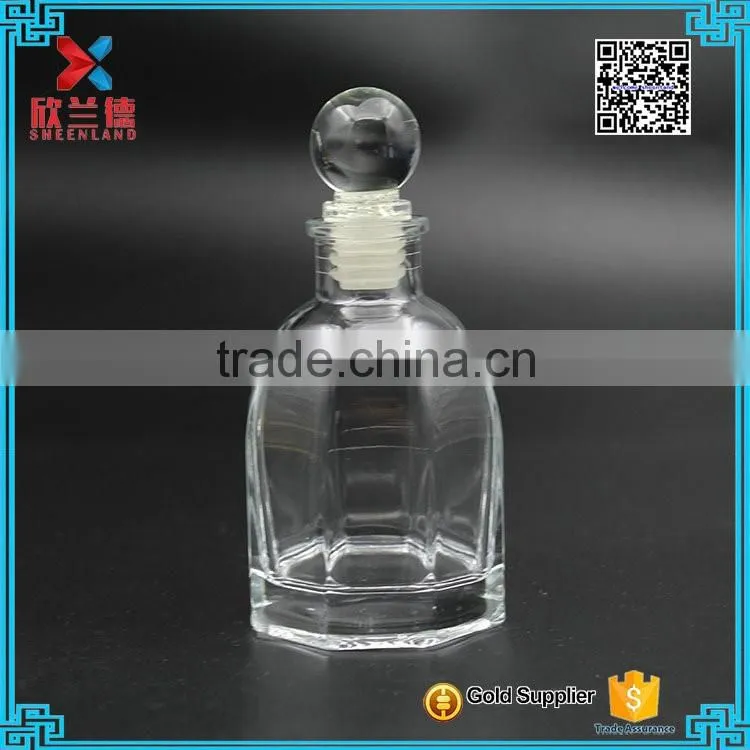 special design lamp shaped high quality white glass bottle for aroma diffuser