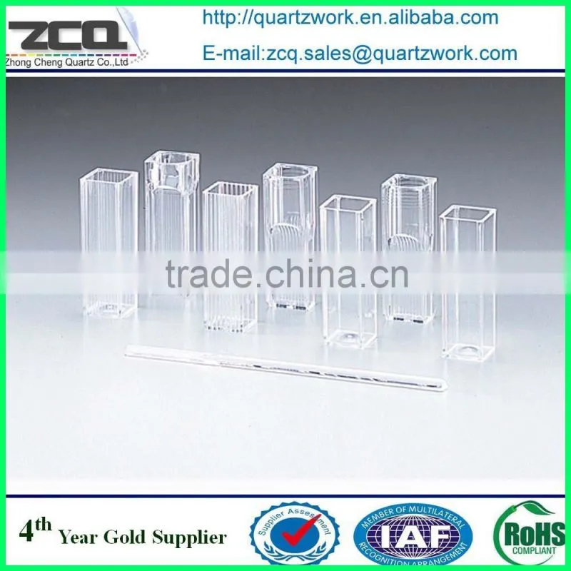 Spectrophotometer Quartz Cuvette for UV Absorbance Testing