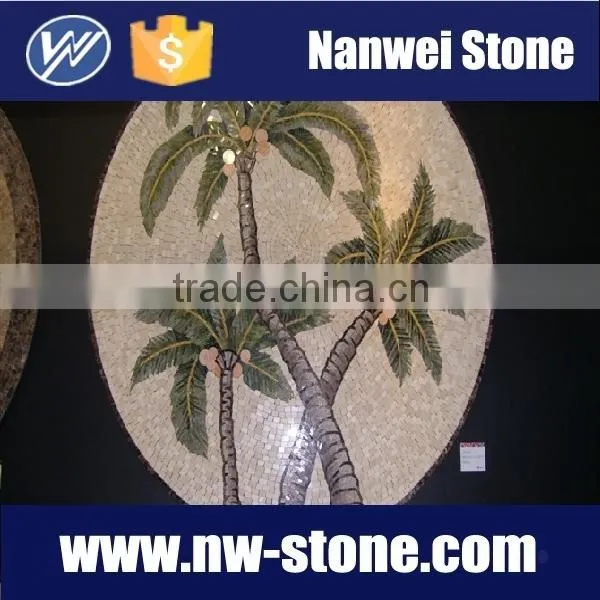 Marble mosaic paintings for home decoration