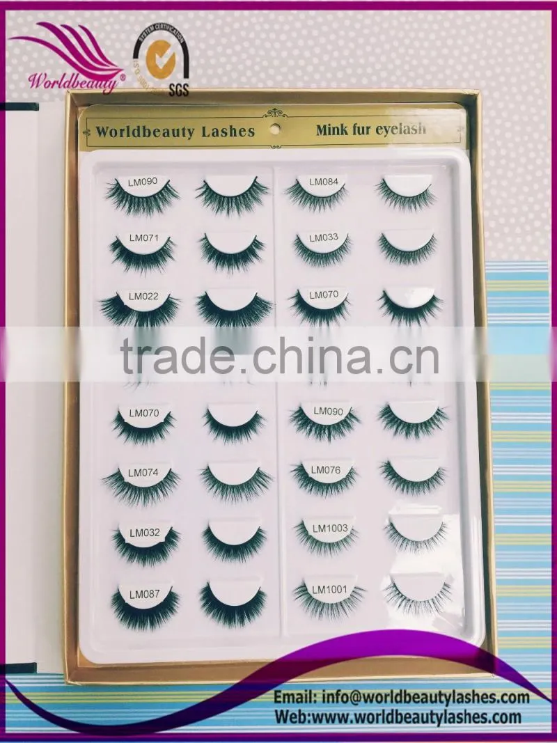 Eyelash display book