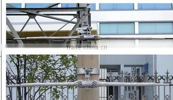 no stress concentration Suspension clamp for adss cable