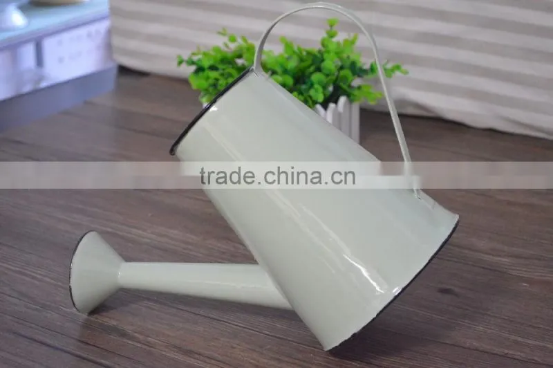 Enamel watering can with customized logo and color