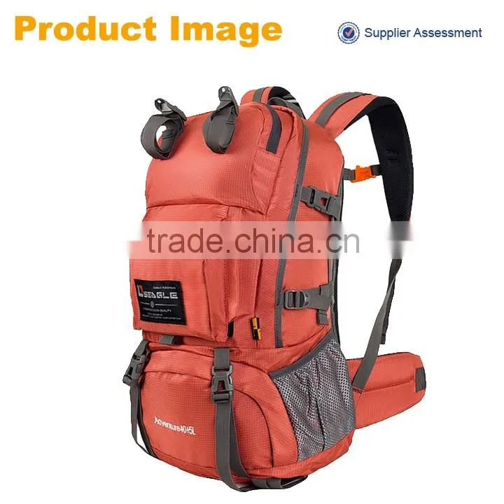 China supplier distribute high quality camping hiking backpack, 2016 outdoor hiking bag in small order