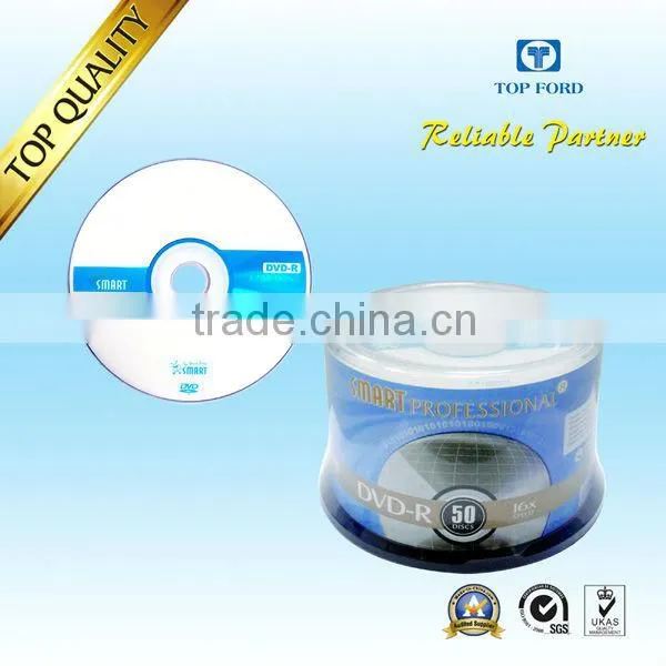 Blank DVD-R 16X with 1-2 Colors Printing bulk packing -2