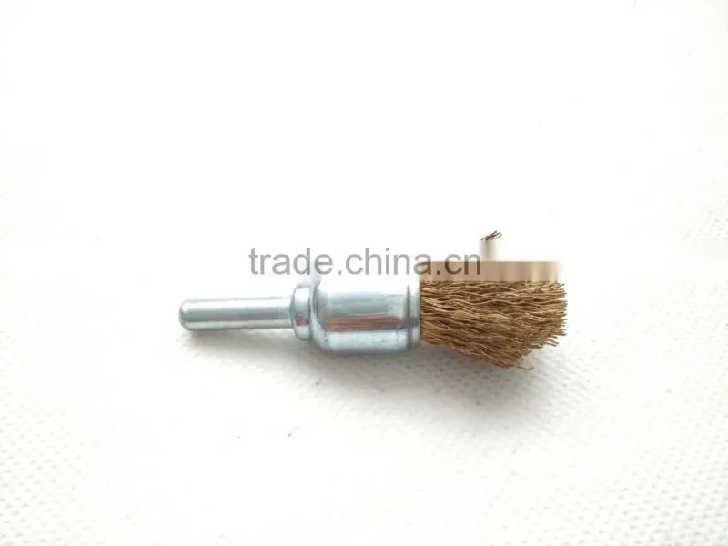 pointed crimped wire end brushes, diameter 22mm