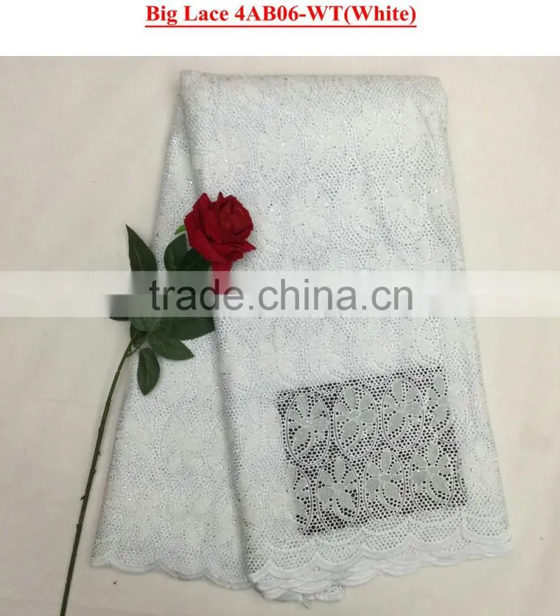 African embroided fabrics swiss voile lace high quality new arrival in switzerland