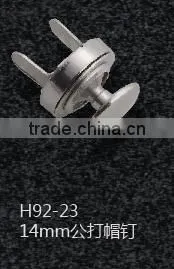 manget button with two side rivet