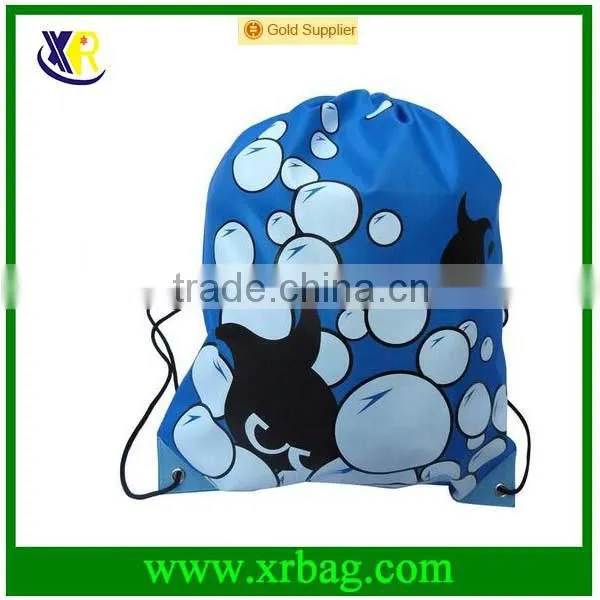 Women's Daypacks Printing Black Cat Backpack For Travel Mochila Harajuku Drawstring Bag Custom