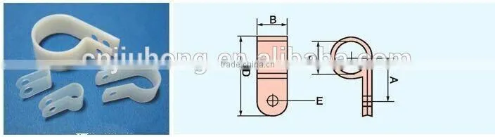 PE Cable Clamp Clip R Plastc Clamp Wire Clamp