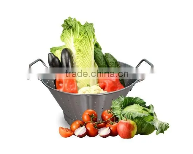 Kitchen strainer basket vegetable fruit stainless steel colander