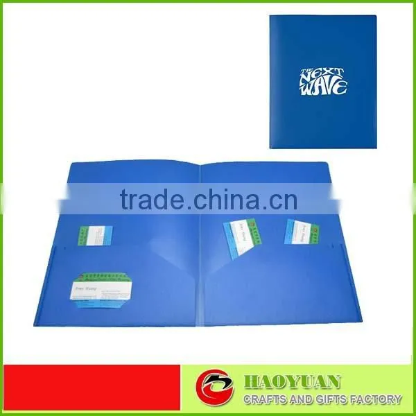 A4 PP expandable file case with notepad for promotion-HYFD001