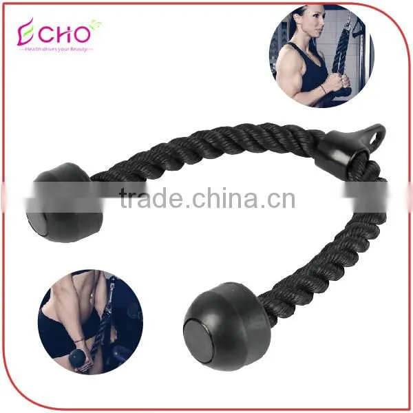Gym Fitness Tricep Rope for Strength Training Pushdown Exercise