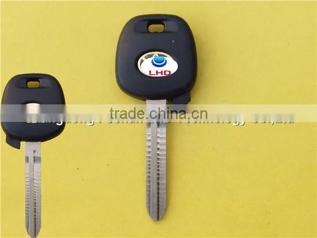 Auto remote Toyota transponder key blank with TOY43 blade