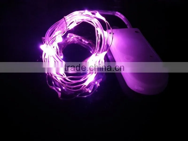 CR2032 Micro Silver LED Copper Wire 1M 20 leds string light