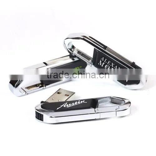 Custom Metal Carabiner USB Flash Drive