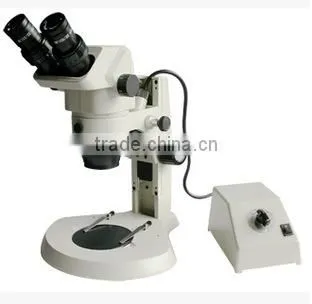 China Factory Directory Ce certificate Trinocular Stereo Microscope With Top & Bottom Lights
