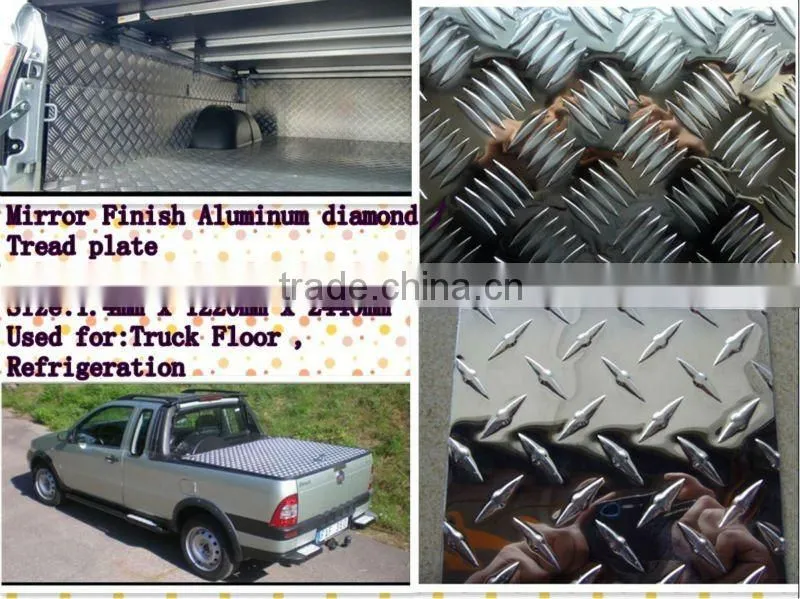 diamond/ 3 bar/ 5 bar Alloy 5083 Aluminum checker plate for truck flooring