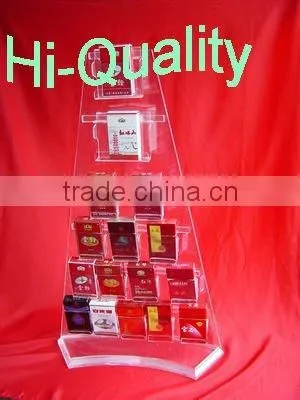 Floor Acrylic 16 cases Cigarette Rack