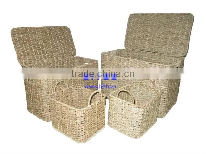 2015 New Product Water Hyacinth Basket for Home Decoration and Furniture