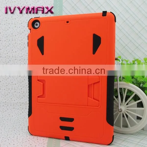Alibaba express heavy duty armor rugged hybrid kickstand protective cover case for ipad air 9.7 inc tablet pc cover
